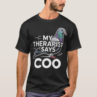 Duvbrettare flygande fågel djur duva t shirt