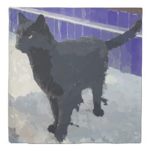 Duvet Cover Black Cat