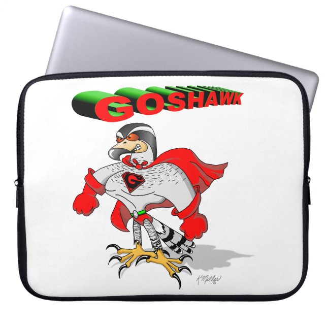 Duvhök Kalle Laptop Fodral (Framsidan)