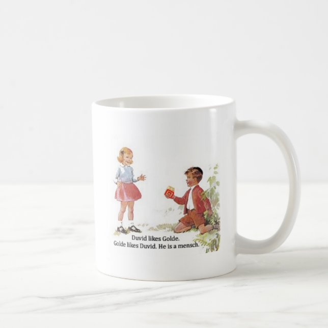 Duvid gillar Golde. Kaffemugg (Höger)