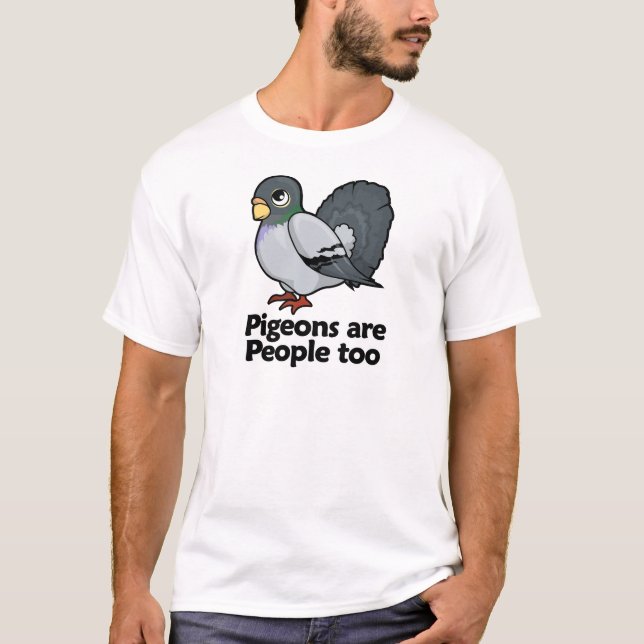Duvor är folk för tee shirt (Framsida)