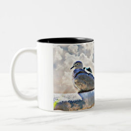 Duvor i himmelkaffekoppen/mugg Två-Tonad mugg