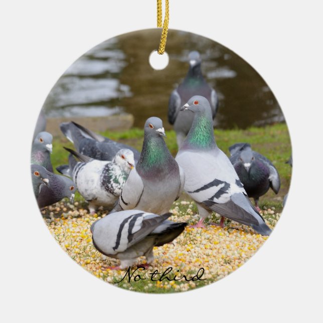 duvor, Nej tredje Julgransprydnad Keramik (Framsidan)
