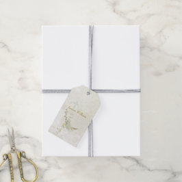 Duvor och gyllene blad presentkort  presentetikett