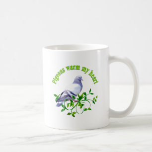 Duvor värme min hjärta kaffemugg