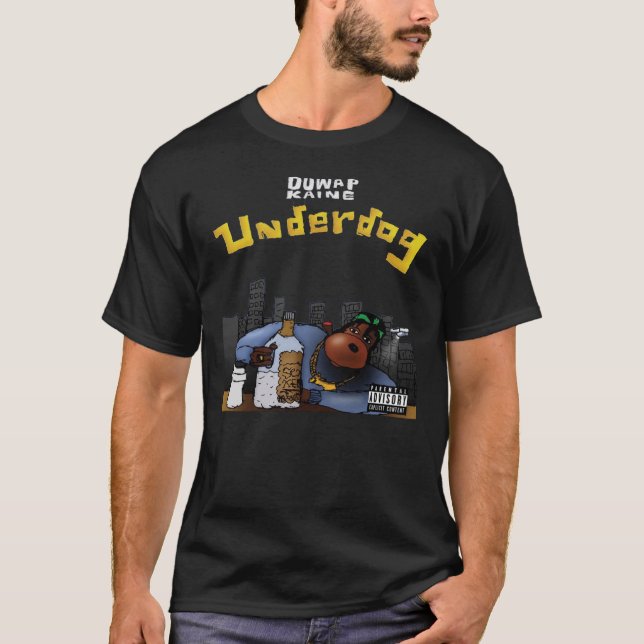 Duwap Kaine Underdog Album Cover   T Shirt (Framsida)