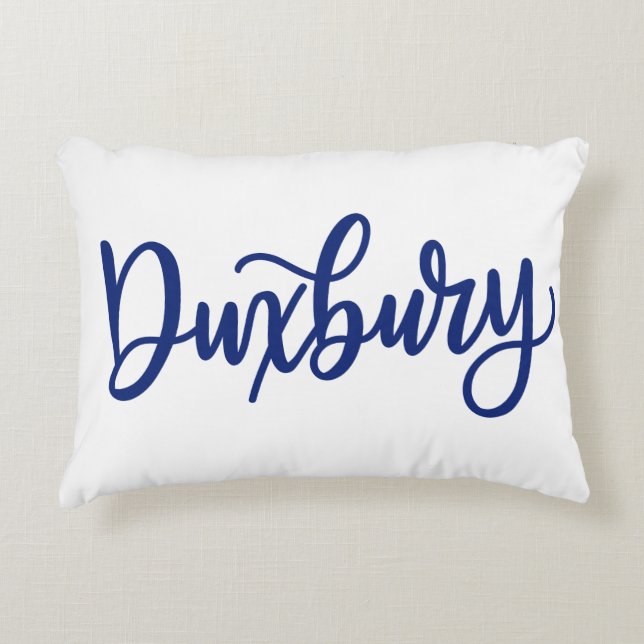 Duxbury Daety Scripts Pillow Prydnadskudde (Framsidan)