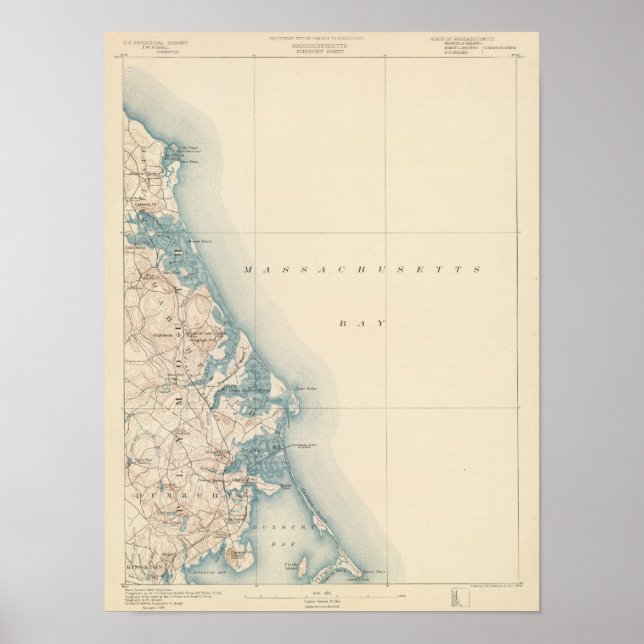 Duxbury, Massachusetts Poster (Framsidan)