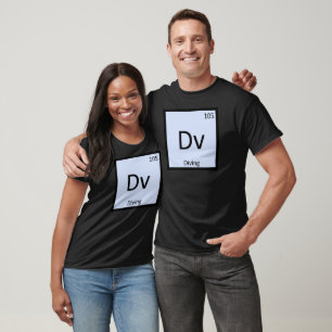 Dv - Diving Sports Chemistry Periodic Bord T-shirt