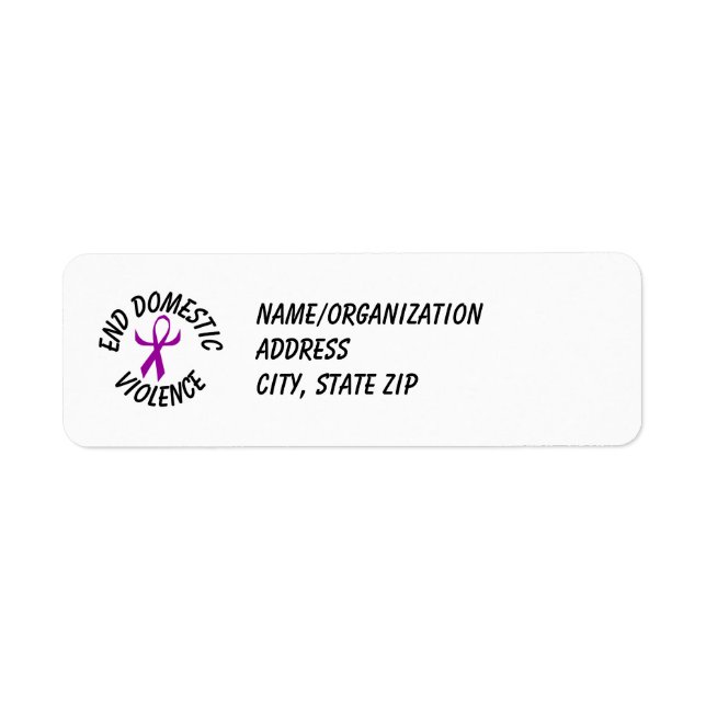 DVA Ribbon (humaniserad) Returadress Etikett (Framsidan)