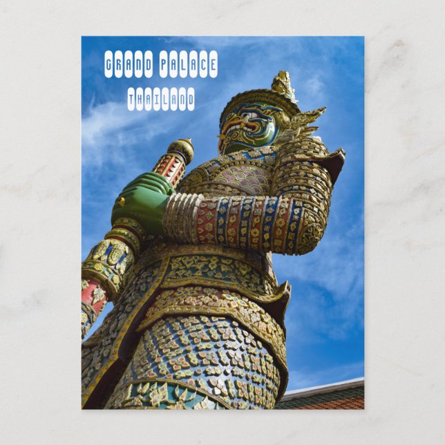 Dvarapala i Grand Palace Vykort (Framsida)