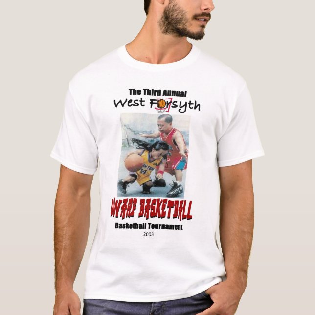 Dvärg- basket t-shirt (Framsida)