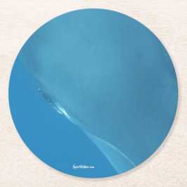 Dvärg- Minke öga Underlägg Papper Rund