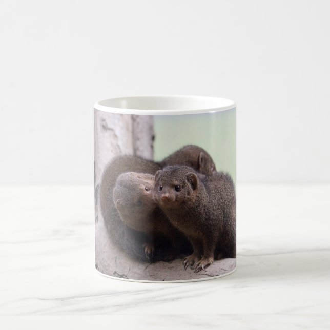 Dvärg- mungorkyss kaffemugg (Center)