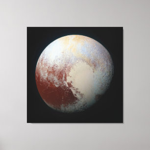 Dvärg- planet Pluto Canvastryck