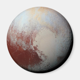 Dvärg- planet Pluto vid det nya horisontfotoet Magnet