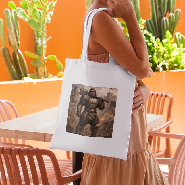 Dvärgforge-scen Totebag – Fantasy Smide  Tygkasse (Skapare uppladdad)