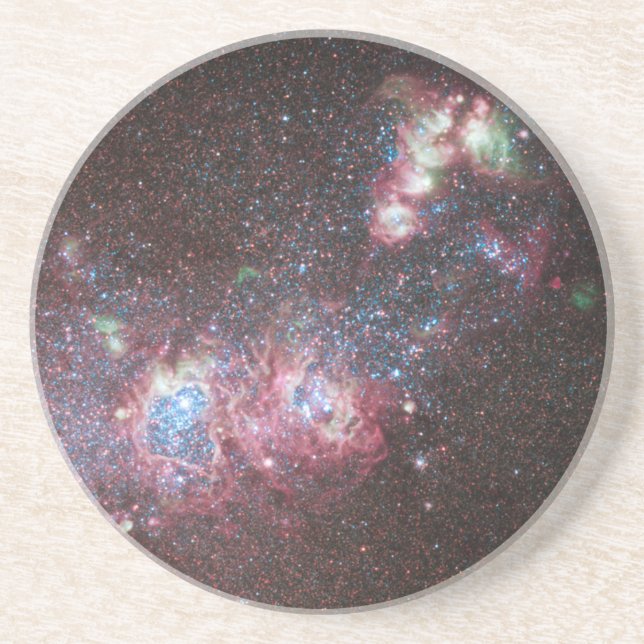 Dvärggalaxen NGC 4214 Underlägg Sandsten (Framsidan)
