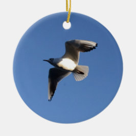 Dvärgmås Julgransprydnad Keramik