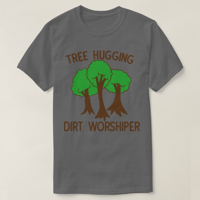 Dvärgmaskört i träd t shirt (Design framsida)