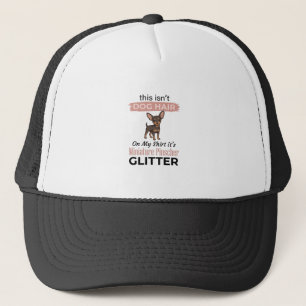 Dvärgpinscher Glitter Rollig Hund T-Shirt Design_ Keps