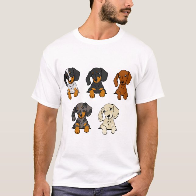 Dvärgpinscher T Shirt (Framsida)