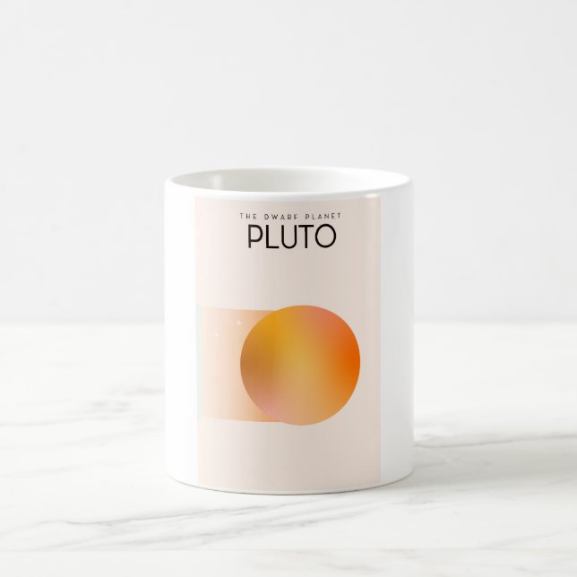 Dvärgplaneten Pluto Magisk Mugg (Center)