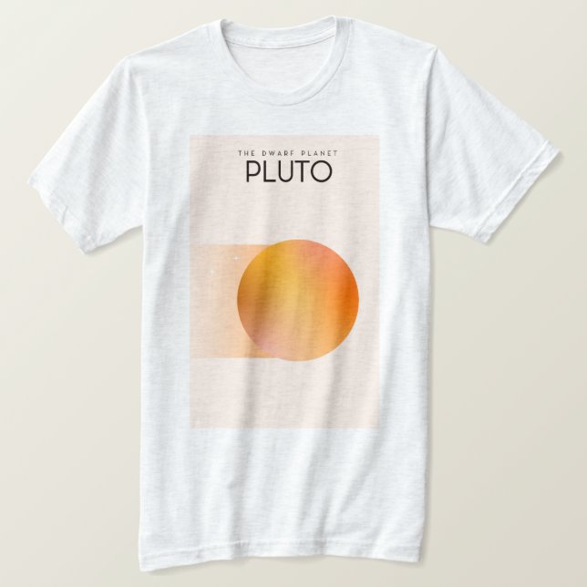 Dvärgplaneten Pluto T Shirt (Design framsida)