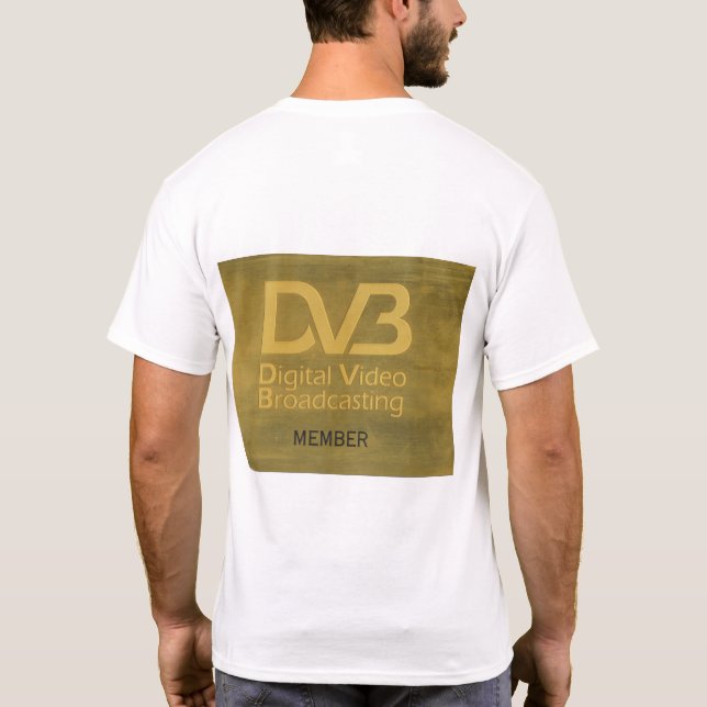 DVB - Digital videosändning T Shirt (Baksida)