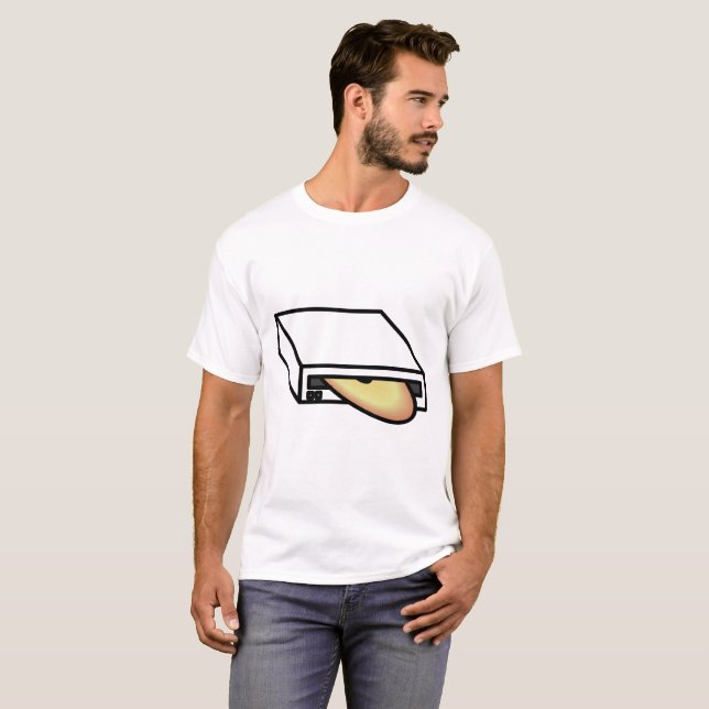 DVD-drivrutin T-shirt (Hel framsida)