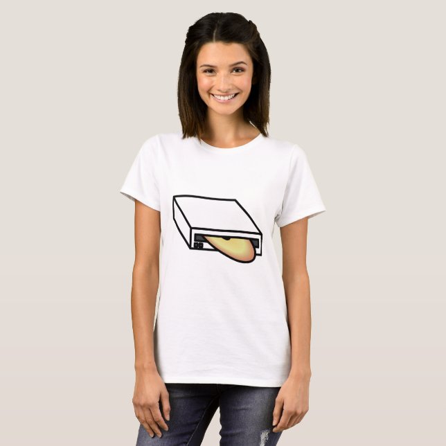 DVD-enhet Tee Shirt (Hel framsida)