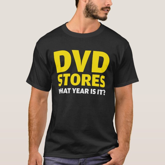 DVD-lager som år är DVD-entusiaster T Shirt (Framsida)