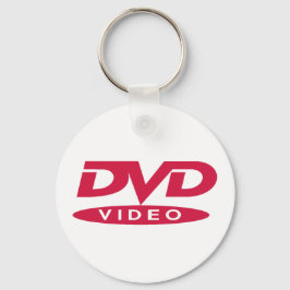 DVD Video Red Logo - Keys Nyckelring