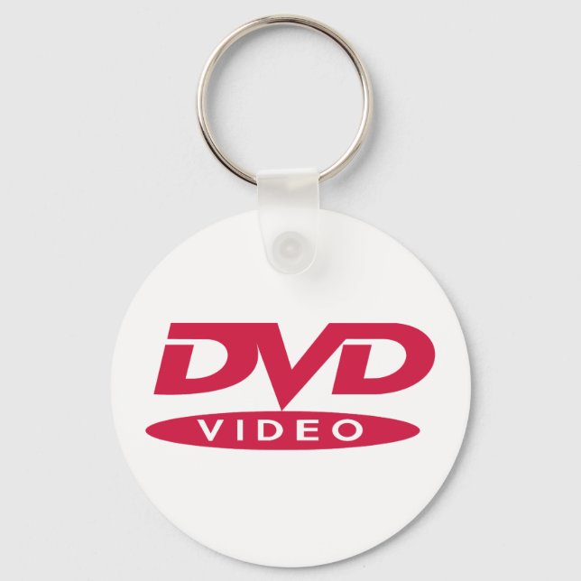 DVD Video Red Logo - Keys Nyckelring (Framsida)