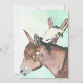 D'Vine Donkey Julkort