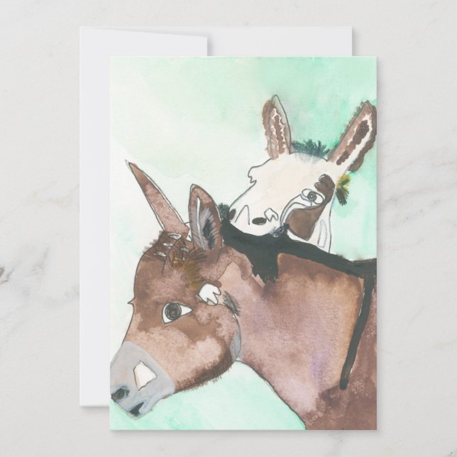 D'Vine Donkey Julkort (Framsida)