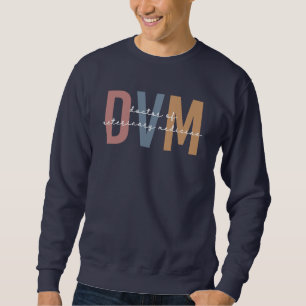 DVM Doktor i veterinärmedicin presenter Lång Ärmad Tröja