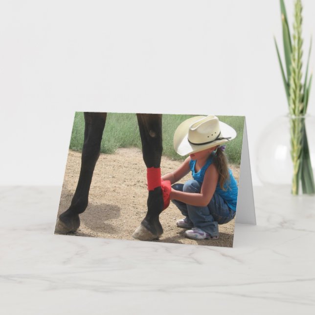 DVM för Woman Vet Grattiss Student Ranch Farm Kort (Framsida)