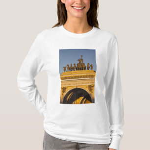 Dvortsovaya Square, Triumphal Arch, sunset Tee Shirt