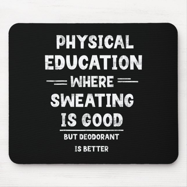 dvs. där svettning är Bra men deodorant är bett Musmatta (Framsidan)