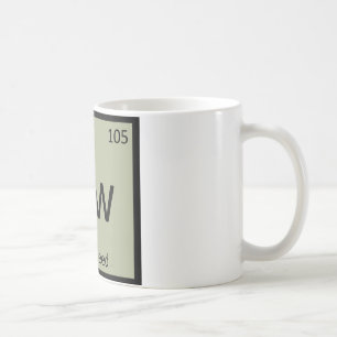 DW - Dill Ogräs-kemi Periodic Bord Symbol Kaffemugg