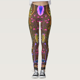 Dwainizms "Fantasia - olivgrön" beställnings- Leggings