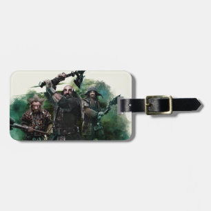 Dwalin, Nori och Bofur Graphic Bagagebricka