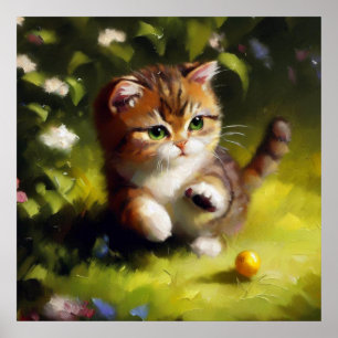 Dwarf Cat Poster