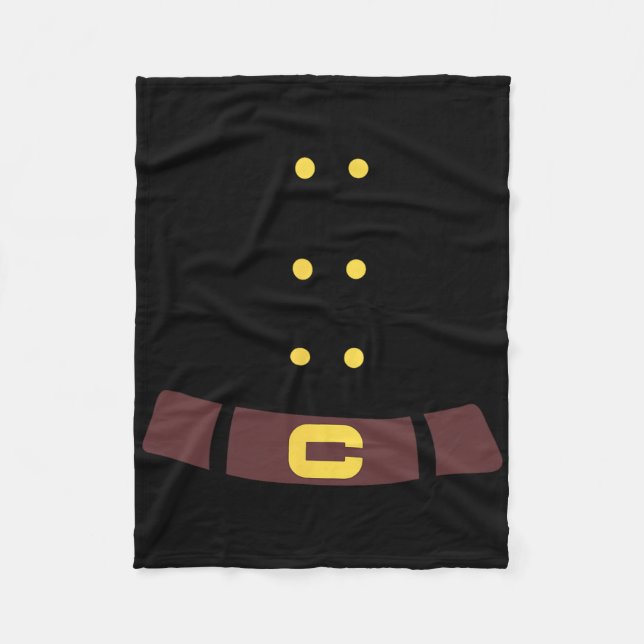 Dwarf Costume Last Minute Halloween Costume Fleecefilt (Framsidan)