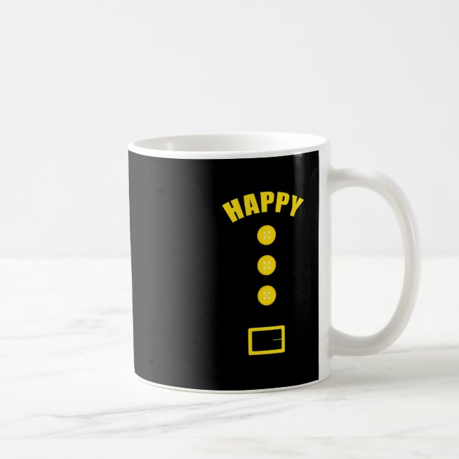 Dwarf Costume - Roligt Halloween Gift Idea - Lyckl Kaffemugg (Höger)