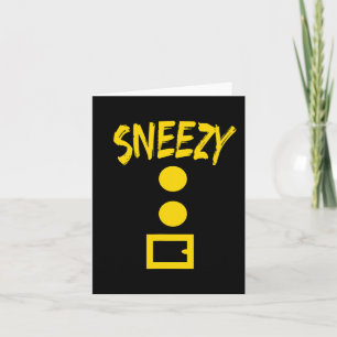 Dwarf Costume - Roligt Halloween Gift Idea - Snezy Kort