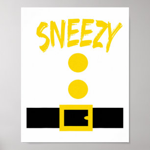 Dwarf Costume - Roligt Halloween Gift Idea - Snezy Poster