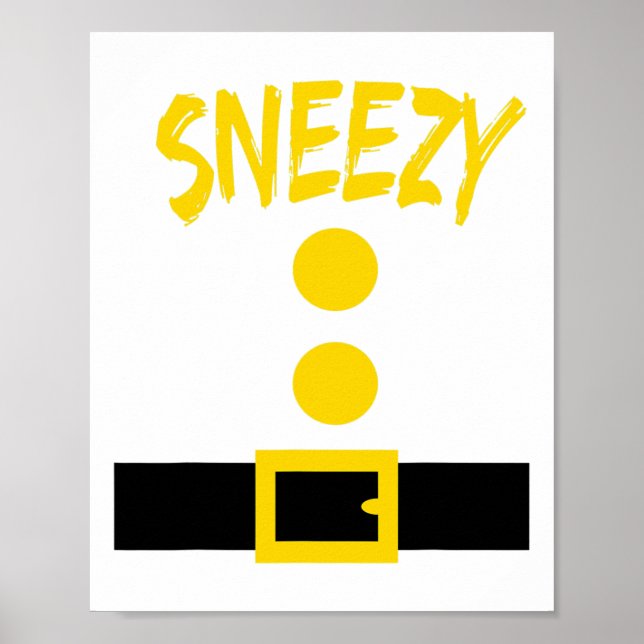 Dwarf Costume - Roligt Halloween Gift Idea - Snezy Poster (Framsidan)