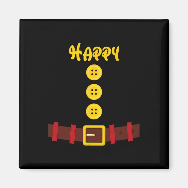 Dwarf Easy Halloween Group Dwarf Matching Manar Wo Magnet (Framsidan)